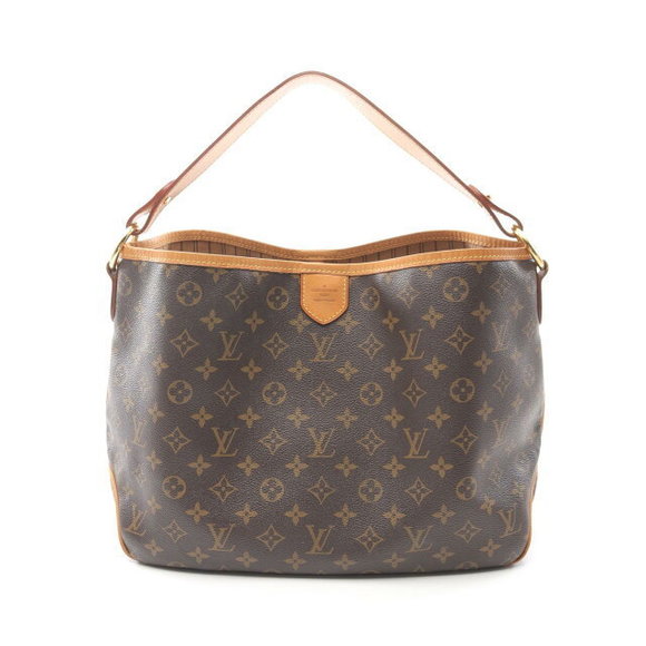 Louis Vuitton Delightful Shoulder Bag Leather Monogram Brown - Picture 1 of 7